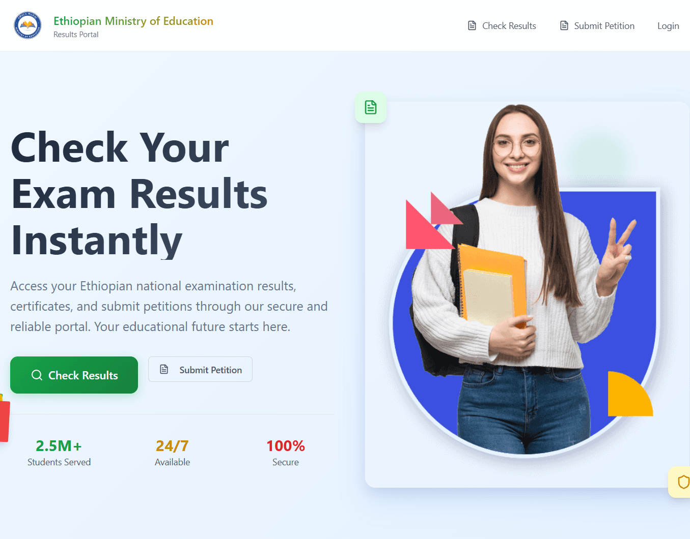 Distributed Exam Portal screenshot