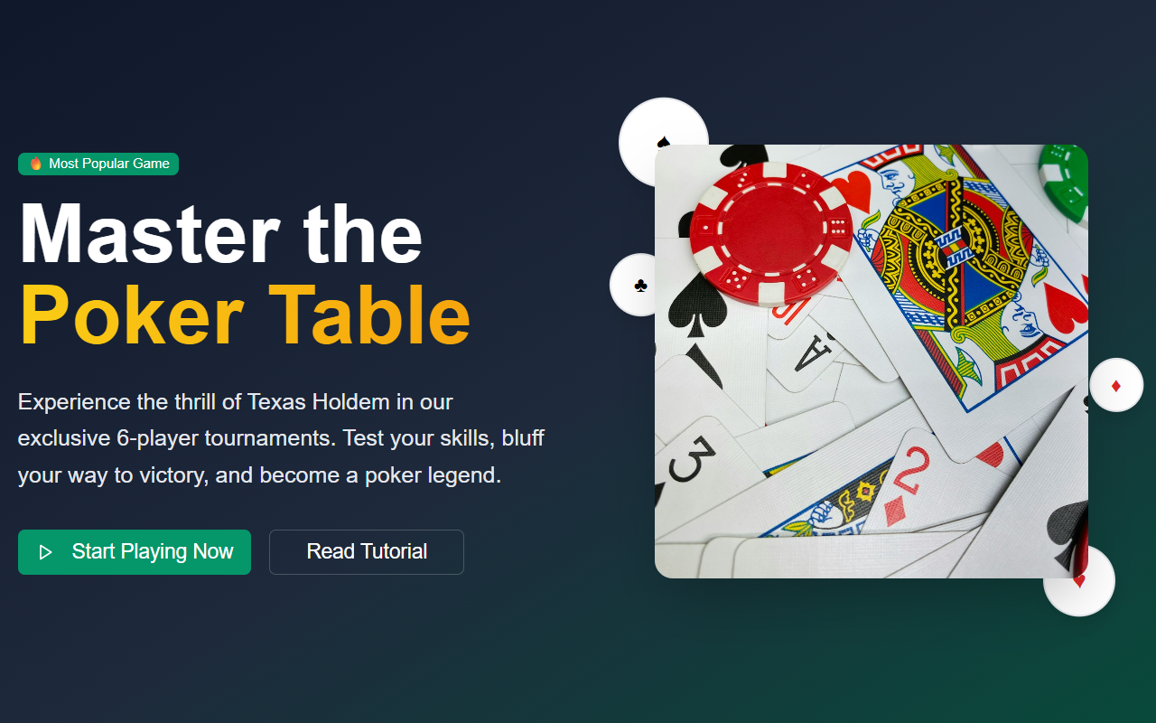 Texas Hold’em Poker Game
